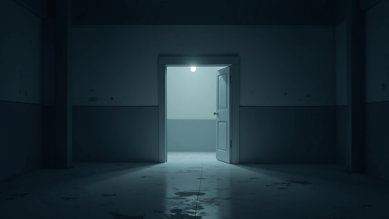 Illustration: the interior of a workplace.