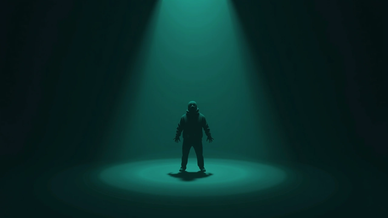 Illustration: a dim room with a shadow stretching up toward the ceiling.