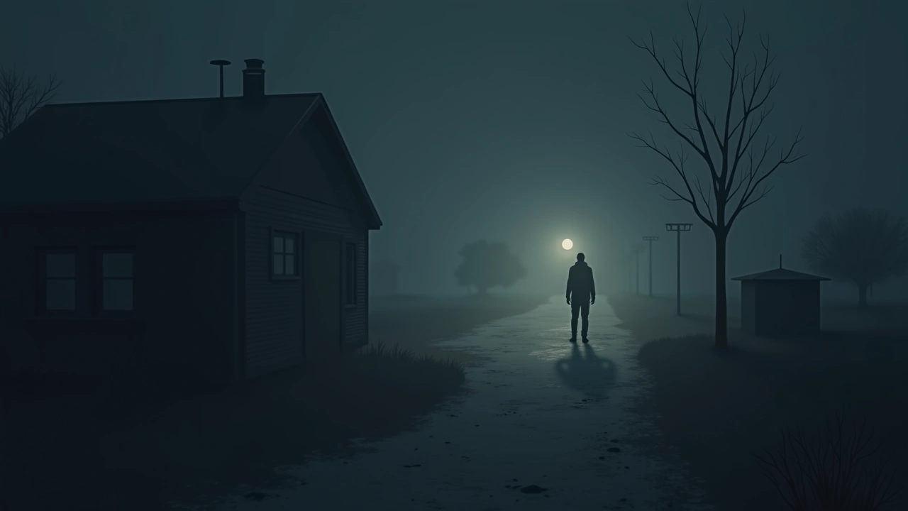 Illustration: a phone camera held up to an old photograph in dim light.