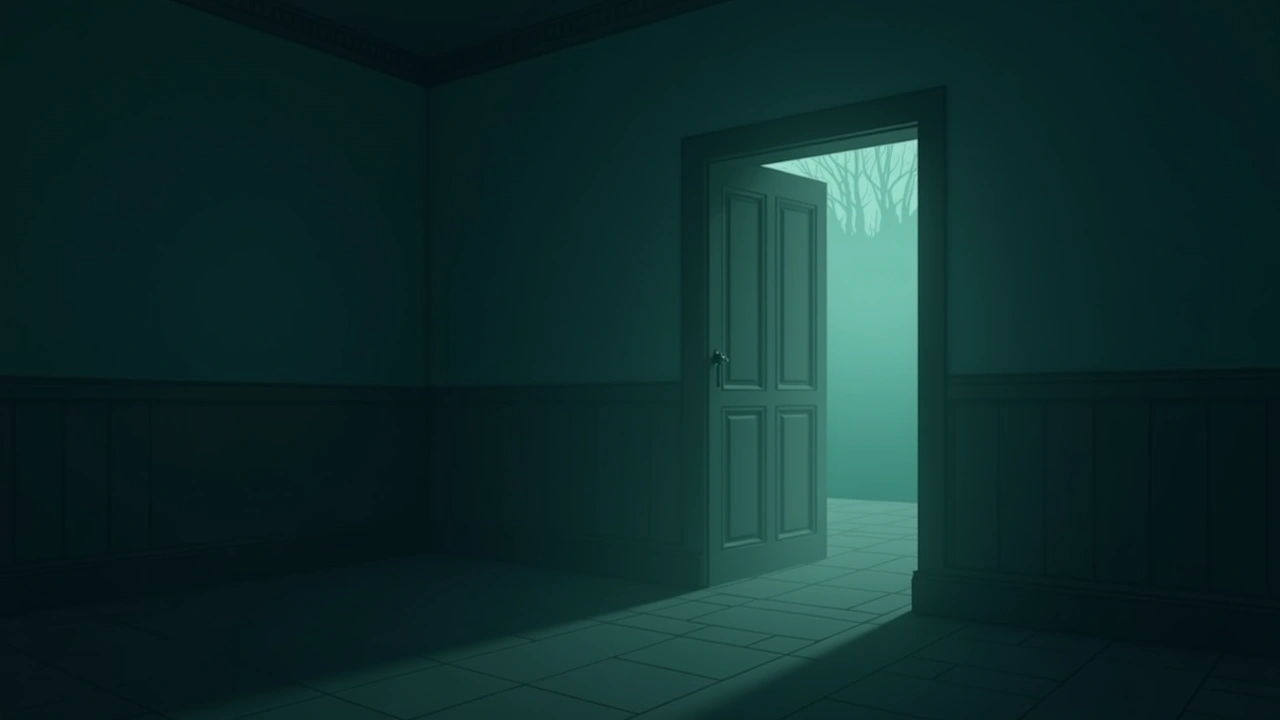 Illustration: An empty room inside a house.