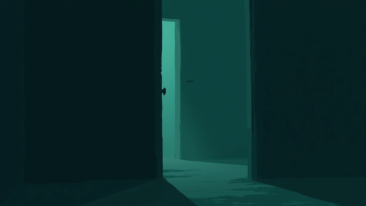 Illustration: the interior of a house.