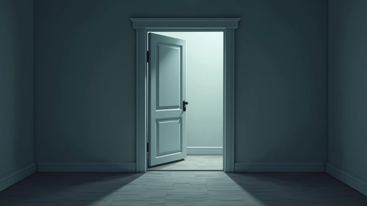 Illustration: An empty room inside a house.