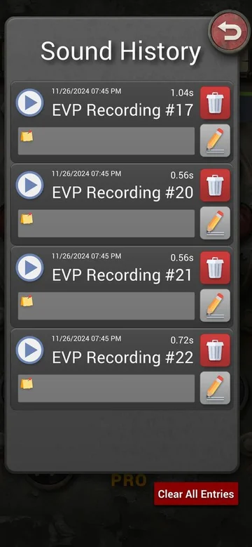 Ghost Voice Box - EVP Detector screenshot 2