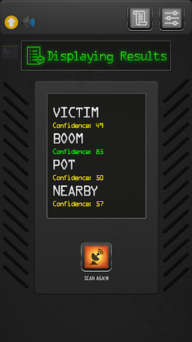 Screenshot of Ghost Detector App