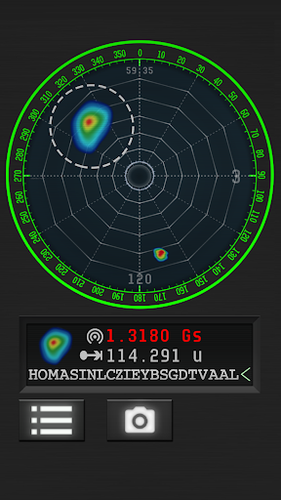Screenshot of Ghost Hunting Sonar